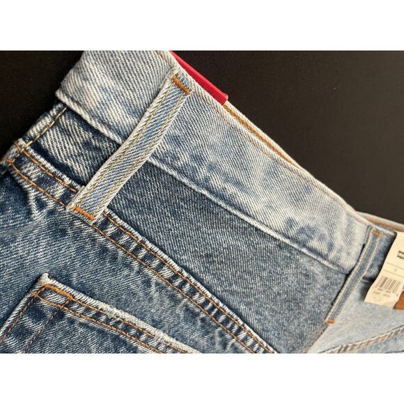 ~ NEW! 28 Levi's Prem 501 Two-Tone Jean Shorts Cut-Off Light/Med Wash Button Fly - Picture 12 of 15